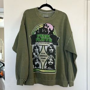 Pink Floyd Oversized Concert Merch Inspired Sweashirt